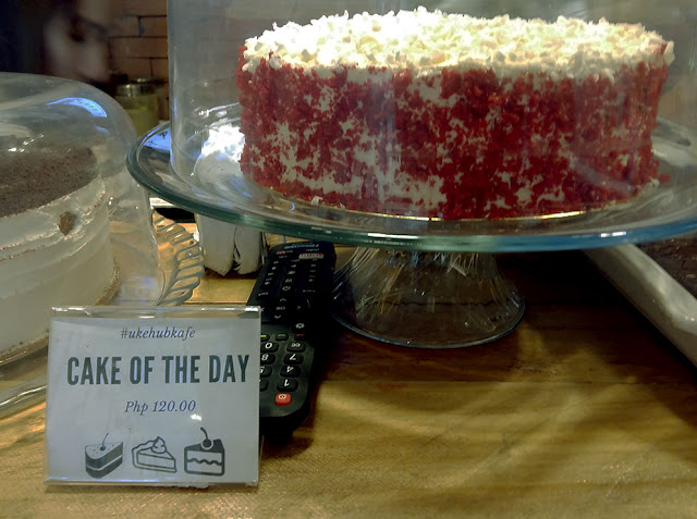 UkeHUB Kafe in Mactan Island Lapulapu City Cebu Philippines Red velvet cake at UkeHUB Kafe in Mactan Island Lapulapu City Cebu Philippines