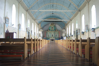 Lazi church wooden floors