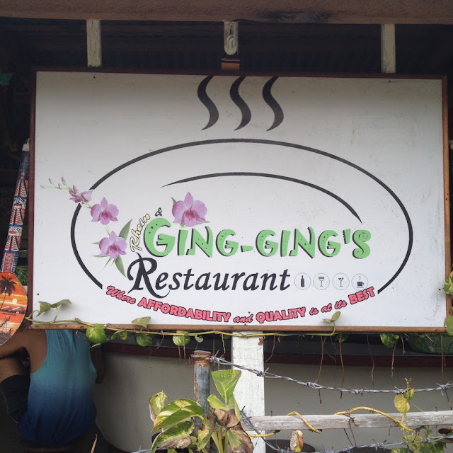 Ging-ging's Restaurant in Malapascua Island Daanbantayan Cebu Philippines Ging-ging's Restaurant in Malapascua Island Daanbantayan Cebu Philippines