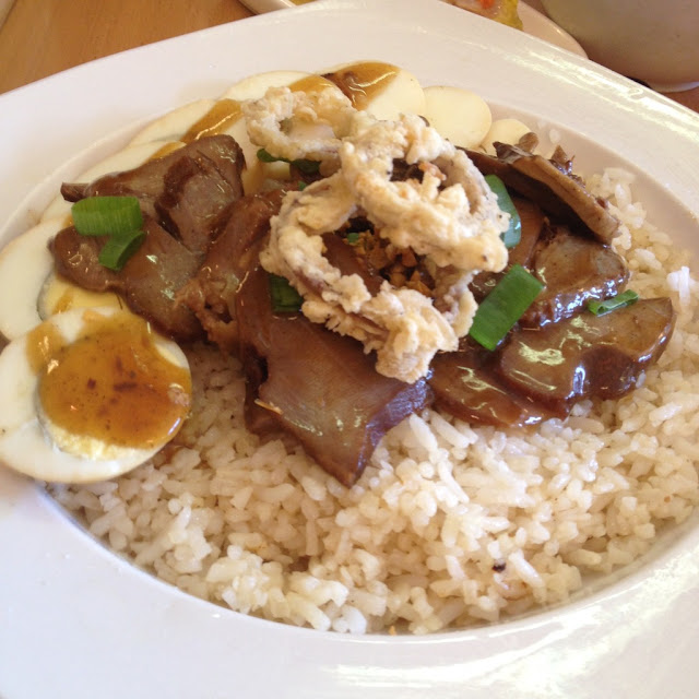 Chix Savour Chinoy Restaurant in Cebu City Philippines Lengua asado rice toppings at Chix Savour Restaurant