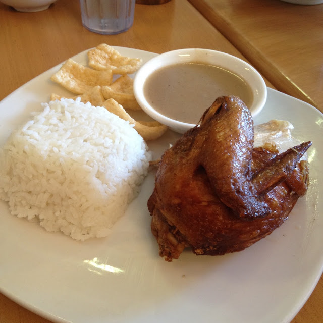 Chix Savour is a Filipino-Chinese restaurant along Salinas Drive in Lahug, Cebu City, Philippines that serves a fusion of Filipino and Chinese cuisine. Along with some bloggers from the #CBCFoodies, I was able to sample some of the favorites in their menu. I'd like to share in this post the seven (7) must try dishes at Chix Savour Chinoy Restaurant. Tofulicious People on a diet, vegetarians, and vegans will be pleased to know that there are vegetable or plant-based dishes at Chix Savour. One of these dishes is the soy-based tofulicious, soy bean curd made at the Chix Savour kitchen. Tofulicious at Chix Savour Chinoy Restaurant in Cebu City Philippines Tofulicious Crispy Kangkong Crispy Kangkong is my favorite dish at Chix Savour. Fresh spinach leaves coated in a delicious batter and deep fried. It has enough crunch but keeps the leaves' natural juices. Crispy kangkong at Chix Savour Chinoy Restaurant in Cebu City Philippines Crispy kangkong Whole Chix The whole chix or whole fried chicken is Chix Savour's flagship dish. The recipe for the chicken is a personal creation of Annrea Sy, a scion of the family that runs the Chix Savour Chinoy restaurant. This is a good dish to order when dining with family or the barkada. When eating alone and you can't consume a whole chicken, the fried chicken is available in a quarter serving. Whole fried chicken at Chix Savour Chinoy Restaurant in Cebu City Philippines Whole fried chicken Big Brother Belly Those who like roasted pork belly will love the big brother belly at Chix Savour, a generous serving of roasted pork belly that was previously marinated in soy sauce and calamansi. Big brother belly at Chix Savour Chinoy Restaurant in Cebu City Philippines Big brother belly Buchi The buchi at Chix Savour is different. Instead of plain peanut butter, it uses a filling that mixes peanut butter and chocolate. Buchi at Chix Savour Chinoy Restaurant in Cebu City Philippines Buchi Asado Dishes Some of my blogger friends raved about the lengua asado and pork asado at Chix Savour. The asado sauce on these dishes make all the difference. Lengua asado rice toppings at Chix Savour Chinoy Restaurant in Cebu City Philippines Lengua asado rice toppings Pork asado rice toppings at Chix Savour Chinoy Restaurant in Cebu City Philippines Pork asado rice toppings These are the seven (7) dishes that stood out for me when we sampled the Chix Savour menu. Other dishes served were meatballs congee, siomai, and beef wanton soup. quarter chicken meal at Chix Savour Restaurant