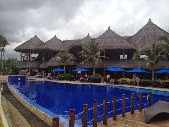 swimming pool at Bellevue Resort and Hotel in Panglao, Bohol, Philippines.