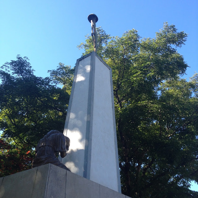 Bacolod City Plaza in Negros Occidental Philippines Monument to the Unnamed Soldier at the Bacolod City Plaza
