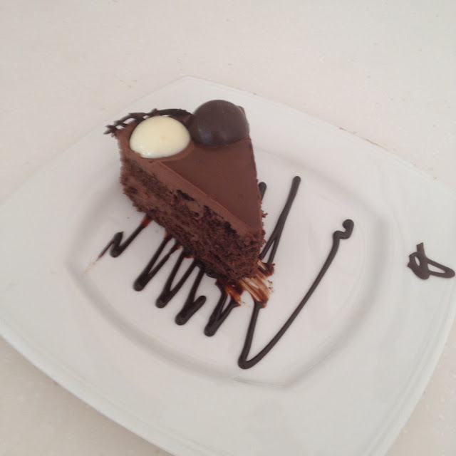 Butterbean Desserts and Café in Cebu City Philippines Double chocolate ecstasy cake at Butterbean Desserts and Café in Cebu City Philippines