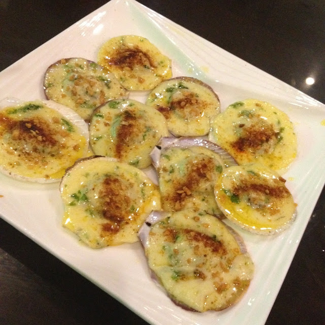 Kan-anan Restaurant in Panglao Bohol Philippines Baked scallops at at Kan-anan Restaurant